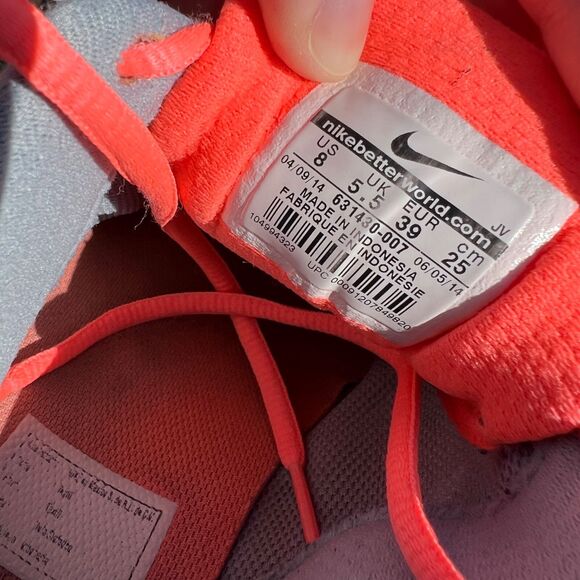 Nike Air Futurun2 Womens Sneaker Tennis Shoe Athletic Running Orange Gray Size 8 - Picture 13 of 13